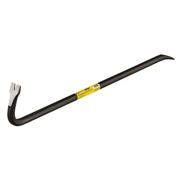 Collins BU-75-C/32457 Gooseneck Wrecking Bar, 3/4" x 30", Black