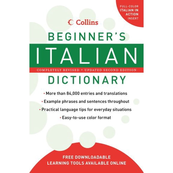 Pre-Owned Collins Beginner's Italian Dictionary, 2nd Edition (Collins Language) (Paperback) 0061374946 9780061374944