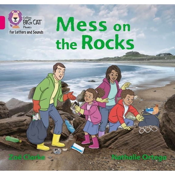 Collins Big Cat Phonics for Letters and Mess on the Rocks: Band 01b/Pink B, (Paperback)