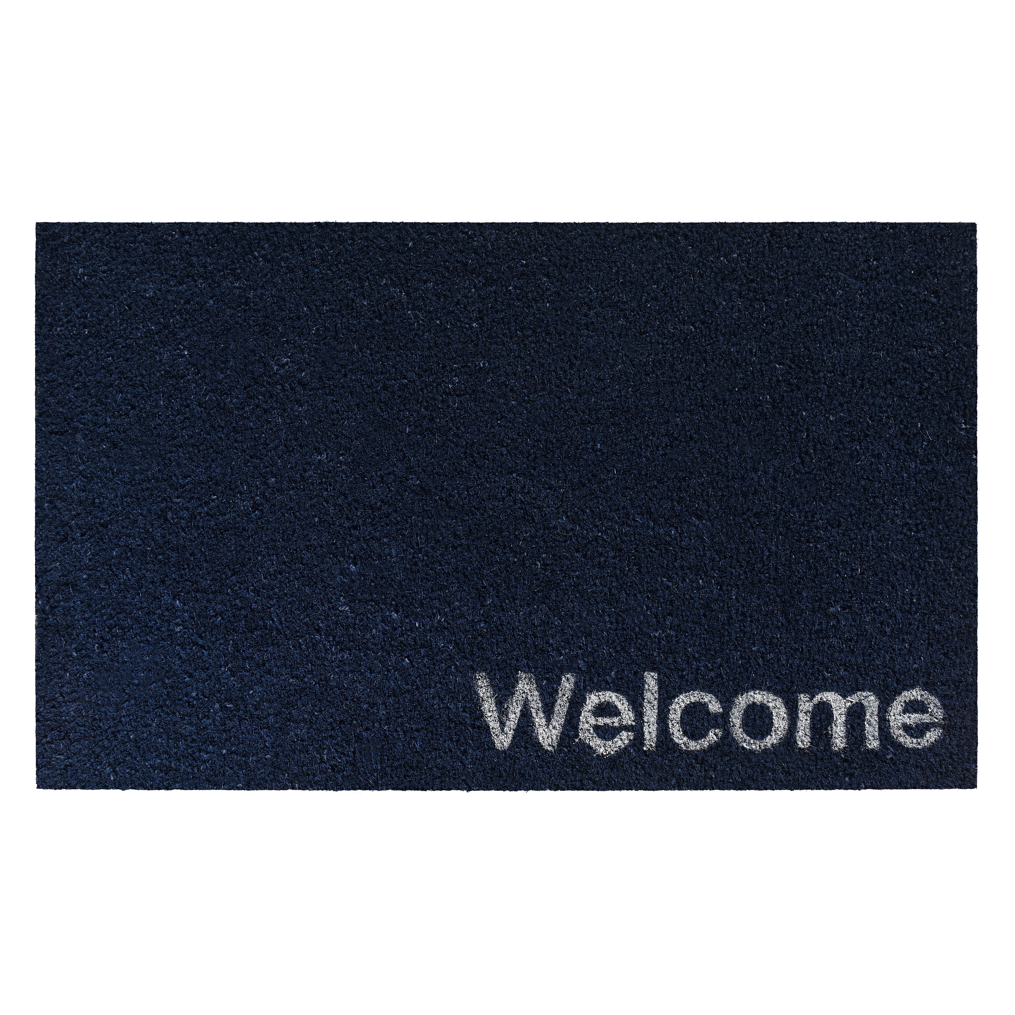 Collins Blue Pastel Welcome Doormat, 24" x 36"