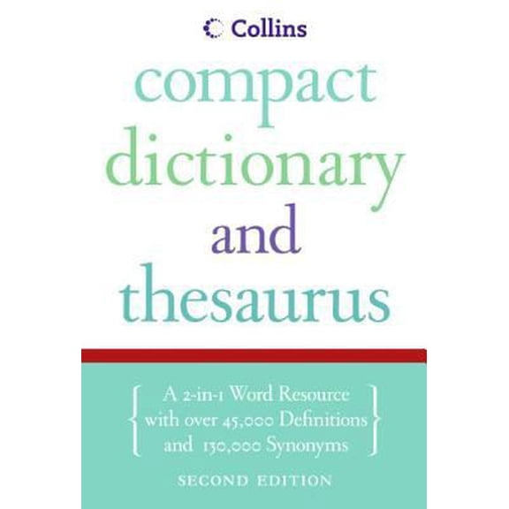 Pre-Owned Collins Compact Dictionary & Thesaurus (Paperback) 0061374911 9780061374913