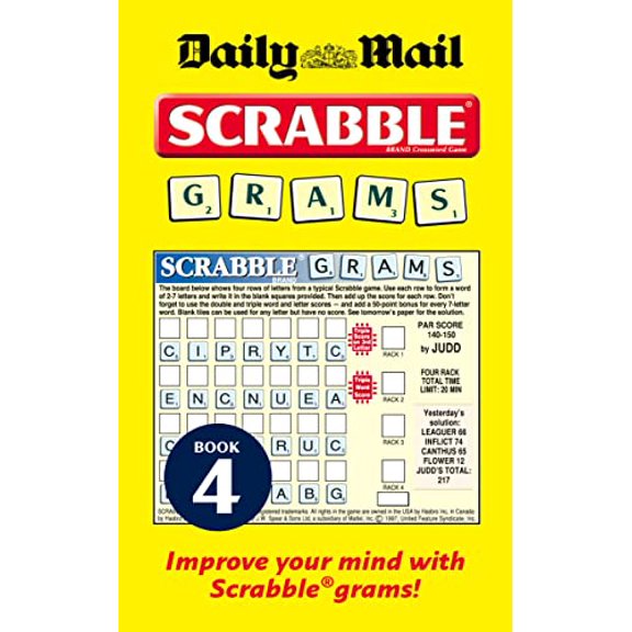 Pre-Owned Collins Daily Mail Scrabble Grams: Puzzle Book No. 4 (Paperback) 0007298307 9780007298303