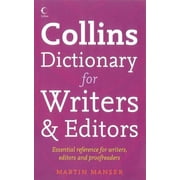 Collins Dictionary for Writers and Editors, Paperback