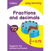 Collins Easy Learning Collins Easy Learning Age 7-11   Fractions and Decimals Ages 7-9 New Edition Paperback