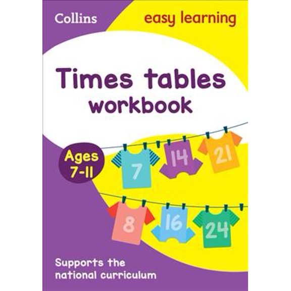 Pre-Owned Times Tables Workbook Ages 7-11: Ideal for home learning (Collins Easy Learning KS2) Paperback