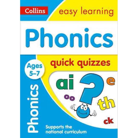 Pre-Owned Collins Easy Learning KS1: Phonics Quick Quizzes: Ages 5-7 (Paperback)