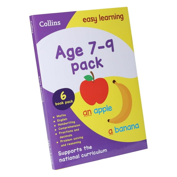 Collins Easy Learning KS2 6 Books Set - Ages 7-9 - Paperback