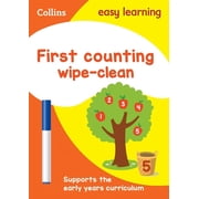 Collins Easy Learning Preschool Collins Easy Learning Preschool - First Counting Age 3-5 Wipe Clean Activity Book, Paperback