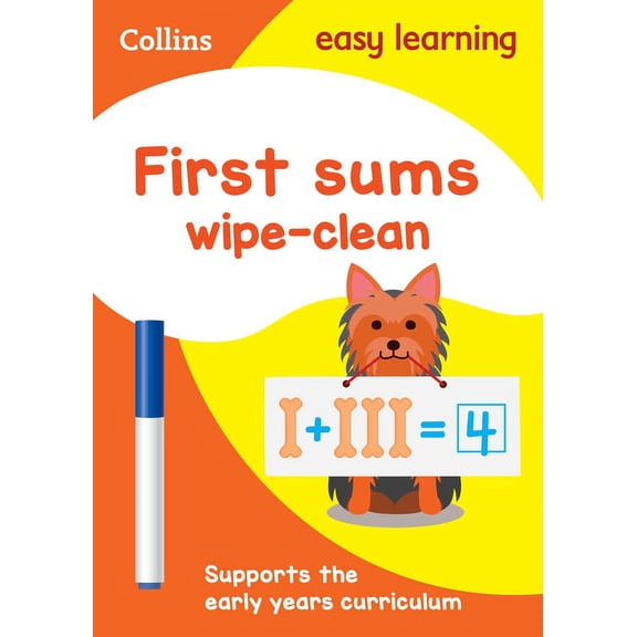 Collins Easy Learning Preschool: First Sums: Wipe-Clean (Mixed media product)