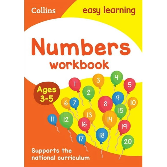Collins Easy Learning Preschool Numbers Workbook: Ages 3-5, (Paperback)
