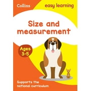 Collins Easy Learning Preschool Size and Measurement Ages 3-5 Paperback