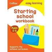 Collins Easy Learning Preschool Starting School Workbook Ages 3-5, Paperback