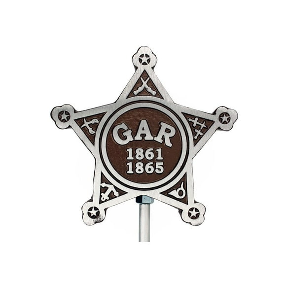 Collins Flags - GAR Civil War Aluminum Memorial Marker