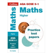 Collins GCSE 9-1 Revision - Aqa GCSE 9-1 Maths Higher Practice Test Papers, Paperback