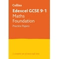 thumbnail image 1 of Collins GCSE 9-1 Revision – Edexcel GCSE 9-1 Maths Foundation Practice Test Papers (Paperback), 1 of 1