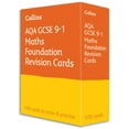 thumbnail image 1 of Collins GCSE 9-1 Revision – New AQA GCSE 9-1 Maths Foundation Revision Flashcards (Postcard book or pack), 1 of 1