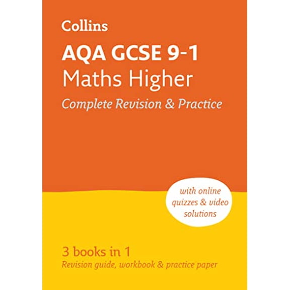 Pre-Owned Collins GCSE Grade 9-1 Revision - AQA GCSE 9-1 Maths Higher All-in-One Complete Revision and Practice Paperback