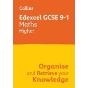 Collins GCSE Maths 9-1 Edexcel GCSE 9-1 Maths Higher Organise and Retrieve Your Knowledge, Paperback