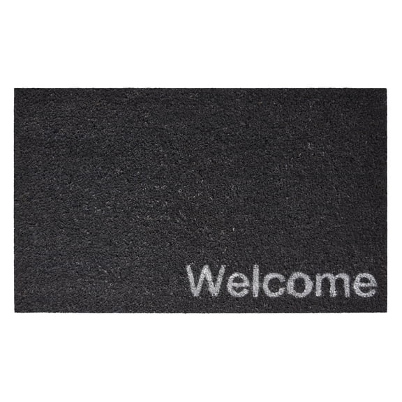 Collins Grey Pastel Welcome Doormat,17" x 29"