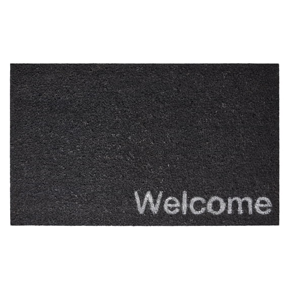 Collins Grey Pastel Welcome Doormat,17" x 29"
