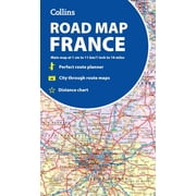 Collins Road Map of France Folded Map, Paperback