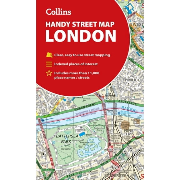 Collins London Handy Street Map, (Paperback)