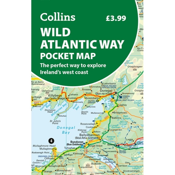 Wild Atlantic Way Pocket Map: The Perfect Way to Explore Ireland's West Coast, (Paperback)