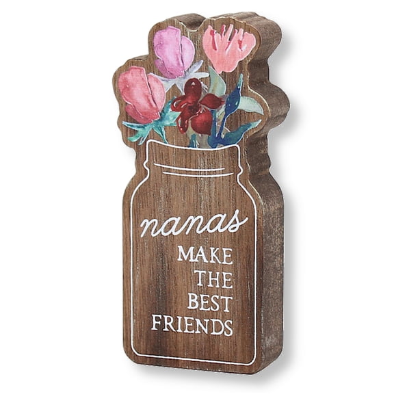 Collins Painting 'Nanas Make The Best Friends' Mini Floral Shelf Sitter