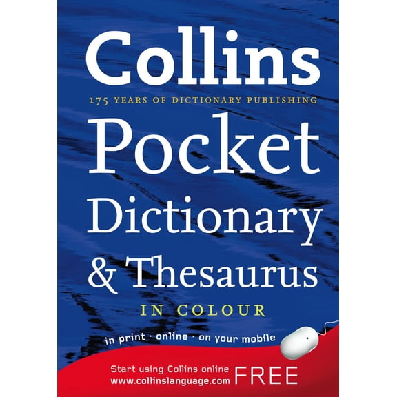 Pre-Owned Collins Pocket Dictionary and Thesaurus