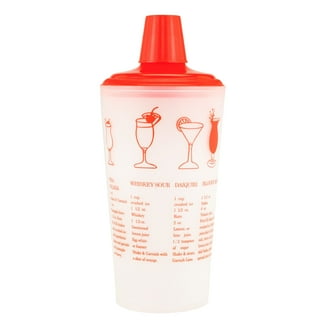 1 pezzo Shaker per cocktail in plastica con scala di misurazione e