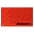 thumbnail image 1 of Collins Red Pastel Welcome Doormat, 24" x 36", 1 of 5