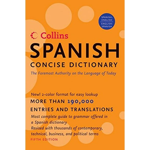 Pre-Owned Collins Spanish Concise Dictionary, 5e (HarperCollins Concise Dictionaries) (Spanish Edition) (Paperback) 0061141844 9780061141843