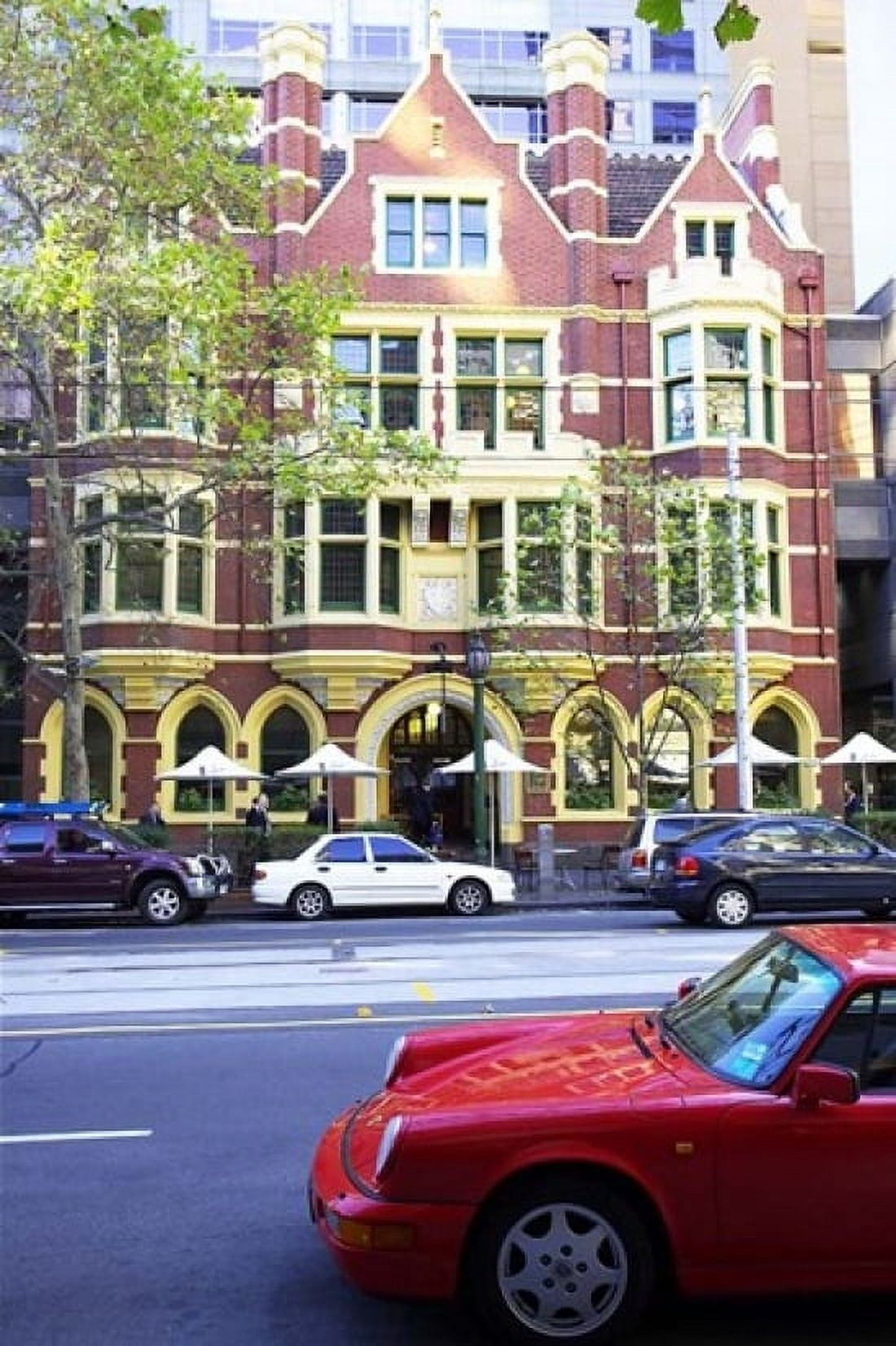 Collins Street Melbourne Victoria Australia Canvas Art - David Wall DanitaDelimont (24 x 36)