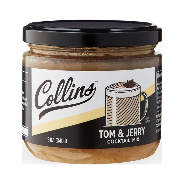 Collins Tom & Jerry Mix, Real Ingredients, Craft Cocktail Mixers, Hot