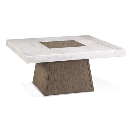 Collinston Cocktail Table in White Marble