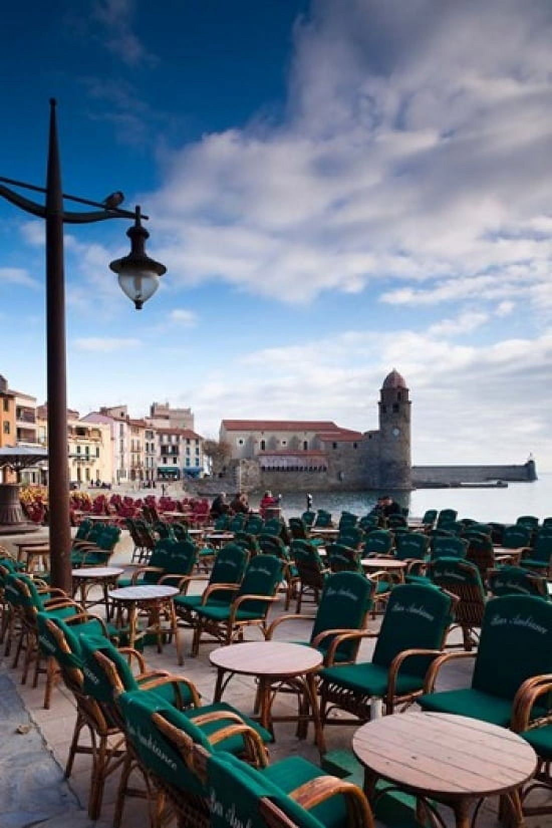 Collioure Vermillion Coast Area Canvas Art - Walter Bibikow  DanitaDelimont (24 x 36)