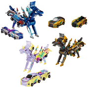 Collision Deformation Transform Car - 2025 Latest Transform Unicorn Car - Cool Transforming Car Toys,Two-car Collision Toy - The Choice for Children's Gifts -,Dark Blue&Purple&Gold