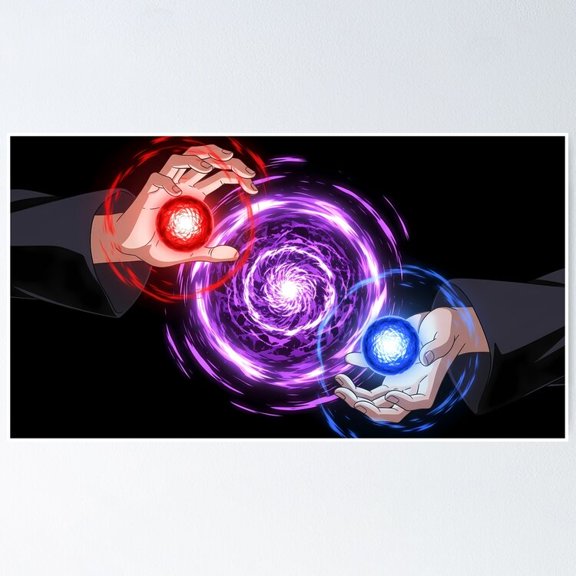 Collision Of Infinity Abstract Cosmos Space Continuum Continuum Wall Decor, Unframed Canvas
