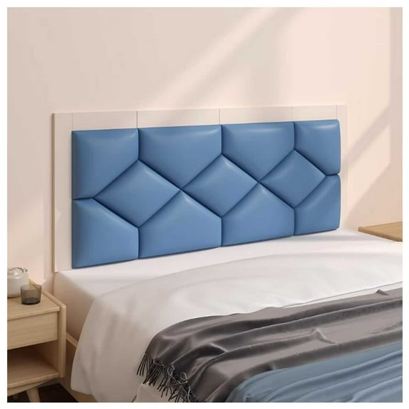 Collision-proof wall padding, 3 cm padded self-adhesive headboard wall padding, decorative wall protection for bedrooms, playrooms, and living areas