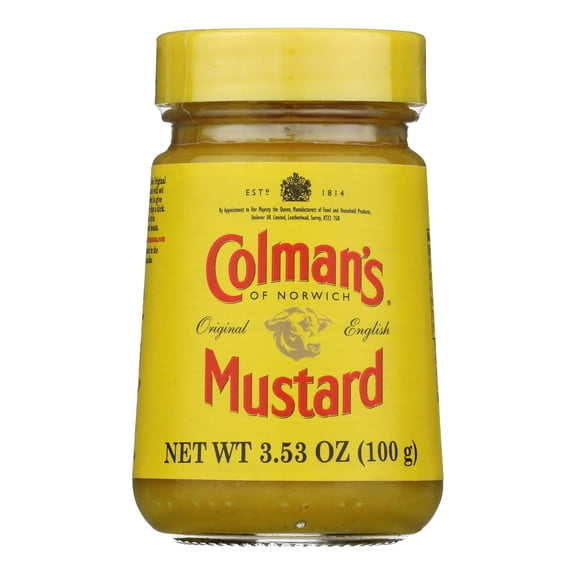 Colman Original English Mustard - Case of 8 - 3.53 oz.