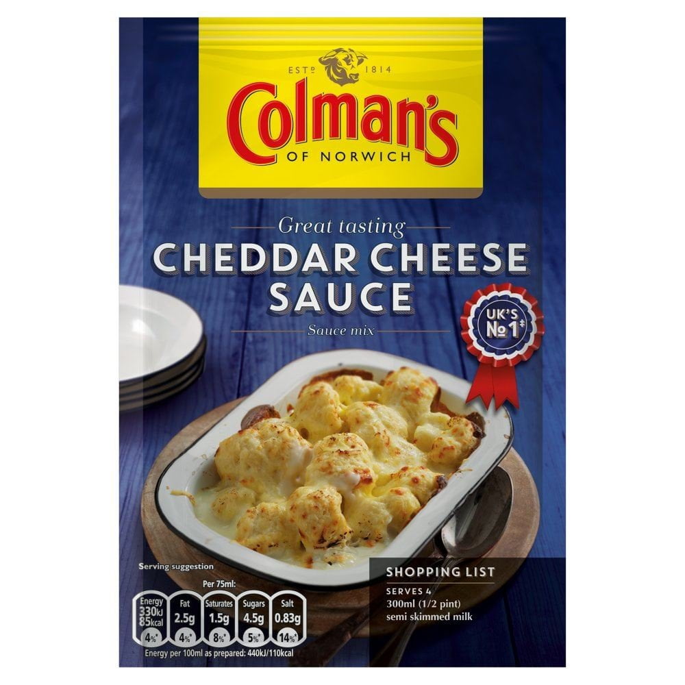 Colman,S Cheddar Cheese Sauce Mix (40G) Pack Of 2