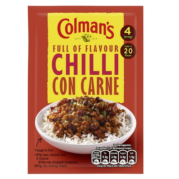 Colman's Chilli Con Carne Recipe Mix 50g