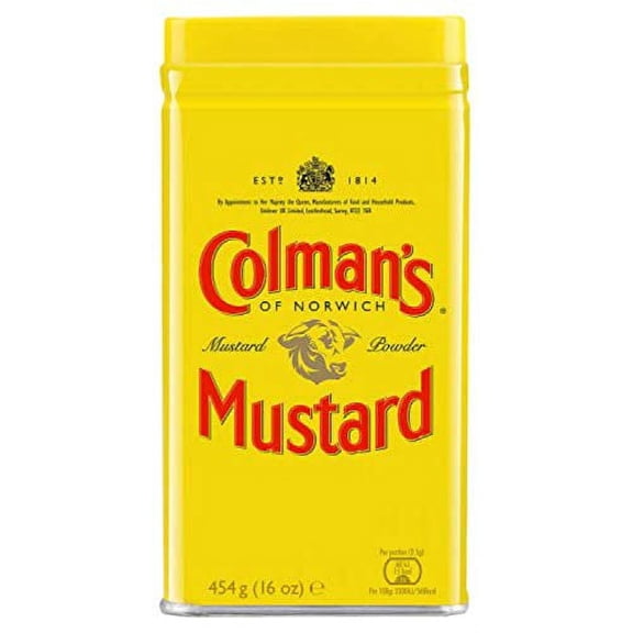 Colman's Dry Mustard Powder, 16 Ounce (Pack of 2)