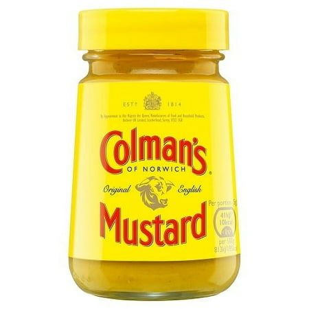 Colman's Mustard, 3.5-Ounce Glass Jar, Pack of 8