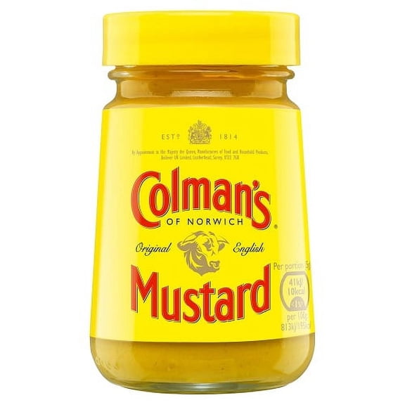 Colman's Original English Mustard Jar 100g (Pack of 6)