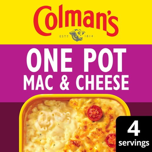 Colman's One Pot Mac & Cheese Recipe Mix 40g, British Import (Pack of 2)