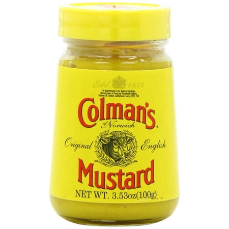 Colman's Original English Prepared Mustard, 3.53-Ounce Jars Pack of 6