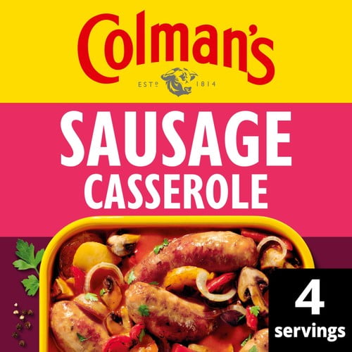 Colman's Sausage Casserole Recipe Mix 45g, British Import (Pack of 2)