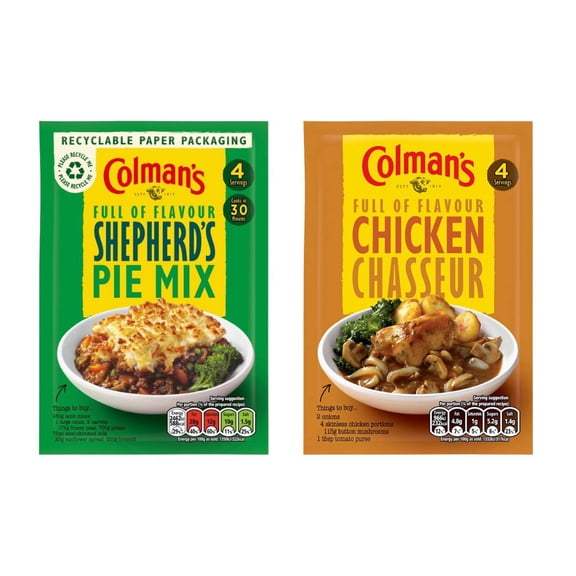 Colman's Variety 2 Pack (Shepherd's Pie, Chicken Chasseur)