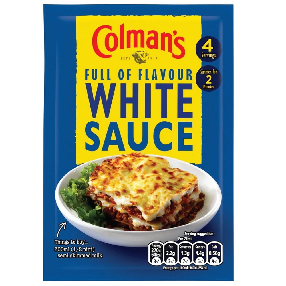 Colman's White Sauce Mix 25g (Pack of 12)